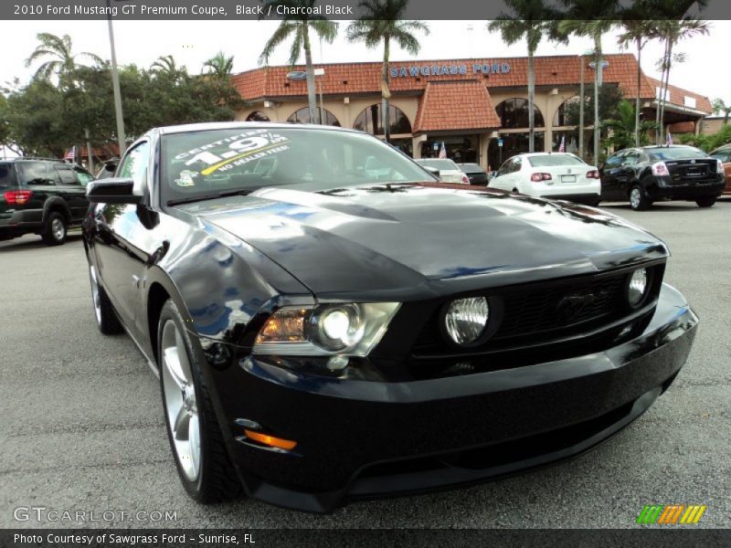 Black / Charcoal Black 2010 Ford Mustang GT Premium Coupe