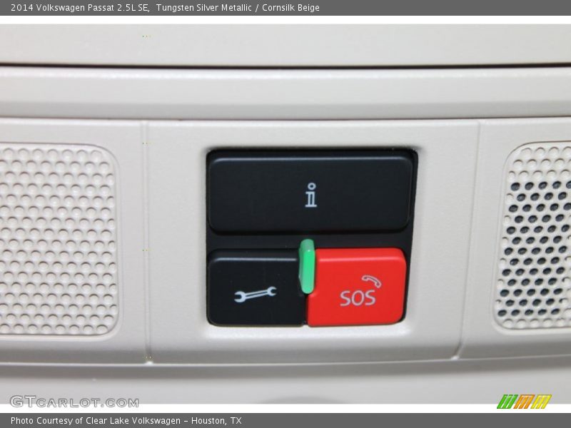 Tungsten Silver Metallic / Cornsilk Beige 2014 Volkswagen Passat 2.5L SE