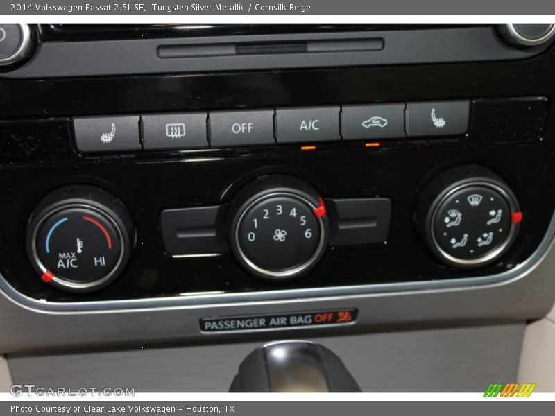 Tungsten Silver Metallic / Cornsilk Beige 2014 Volkswagen Passat 2.5L SE