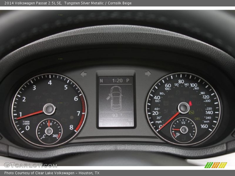 Tungsten Silver Metallic / Cornsilk Beige 2014 Volkswagen Passat 2.5L SE