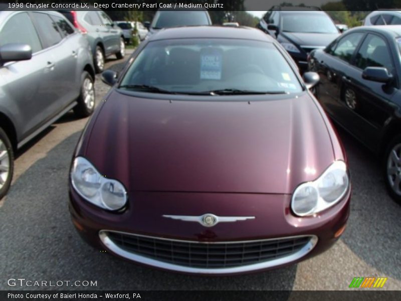 Deep Cranberry Pearl Coat / Medium Quartz 1998 Chrysler Concorde LX