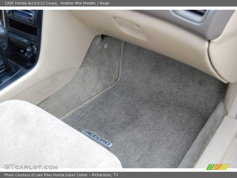 Heather Mist Metallic / Beige 1995 Honda Accord LX Coupe