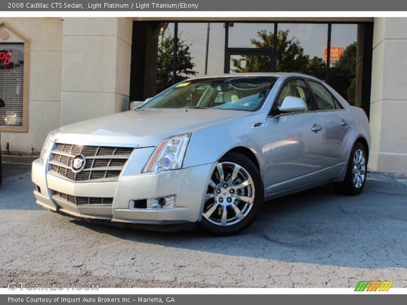 Light Platinum / Light Titanium/Ebony 2008 Cadillac CTS Sedan