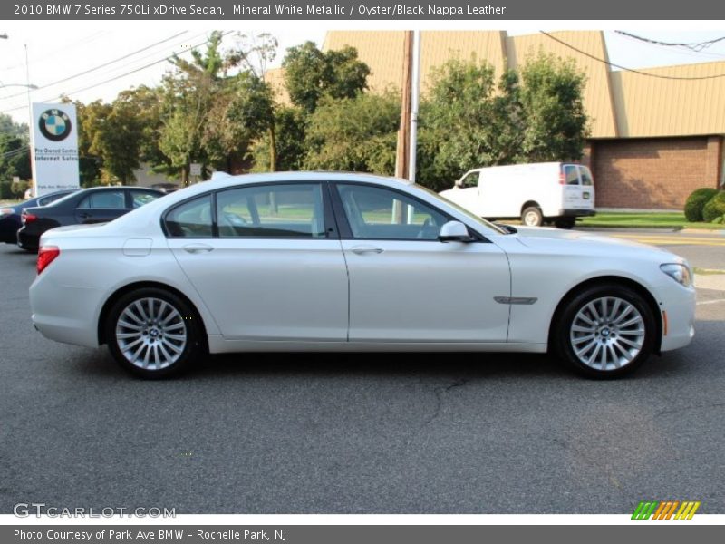 Mineral White Metallic / Oyster/Black Nappa Leather 2010 BMW 7 Series 750Li xDrive Sedan