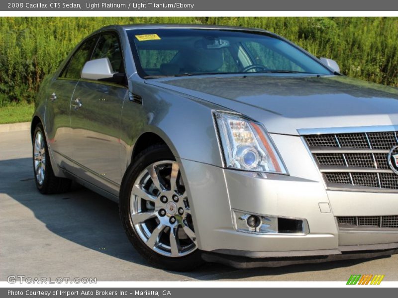 Light Platinum / Light Titanium/Ebony 2008 Cadillac CTS Sedan