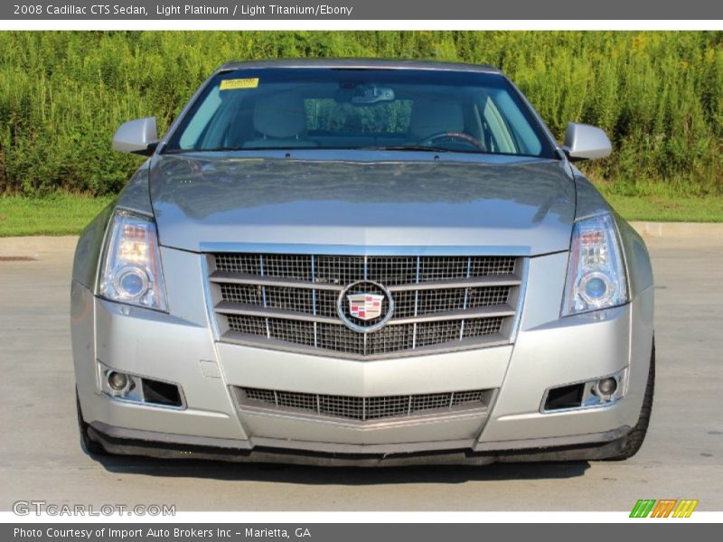 Light Platinum / Light Titanium/Ebony 2008 Cadillac CTS Sedan