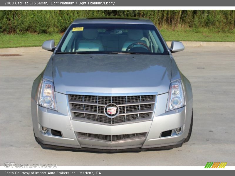 Light Platinum / Light Titanium/Ebony 2008 Cadillac CTS Sedan