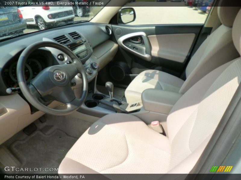 Everglade Metallic / Taupe 2007 Toyota RAV4 V6 4WD