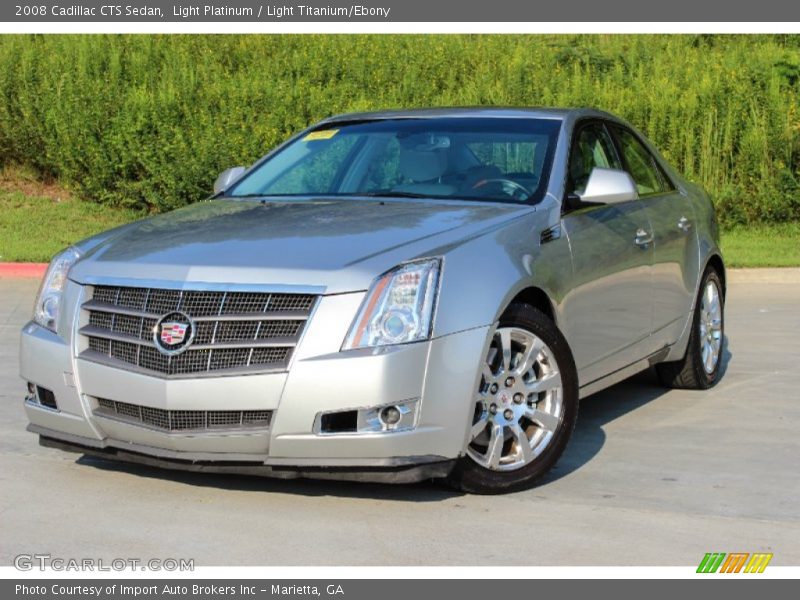 Light Platinum / Light Titanium/Ebony 2008 Cadillac CTS Sedan