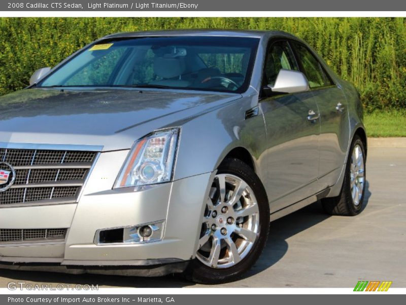Light Platinum / Light Titanium/Ebony 2008 Cadillac CTS Sedan