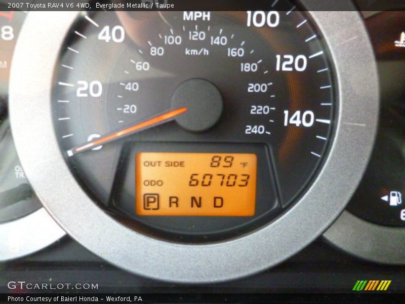 Everglade Metallic / Taupe 2007 Toyota RAV4 V6 4WD