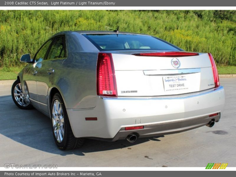 Light Platinum / Light Titanium/Ebony 2008 Cadillac CTS Sedan