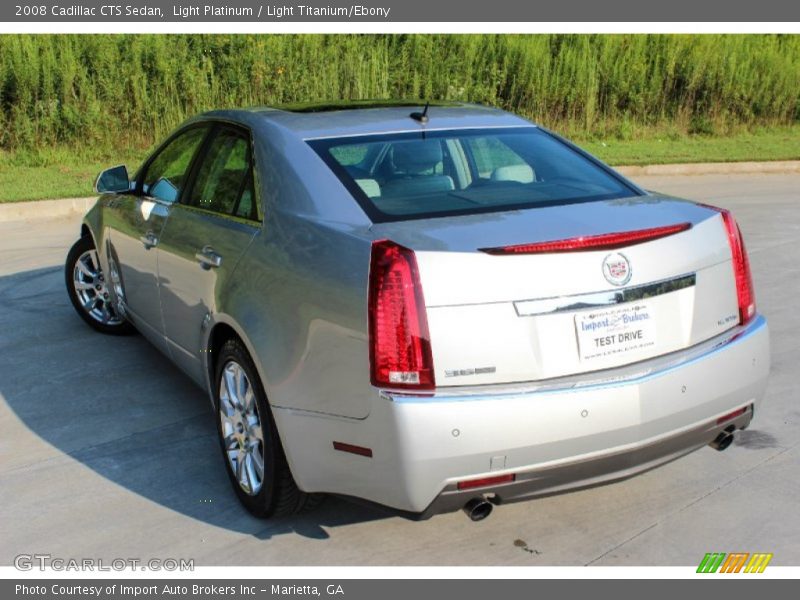 Light Platinum / Light Titanium/Ebony 2008 Cadillac CTS Sedan