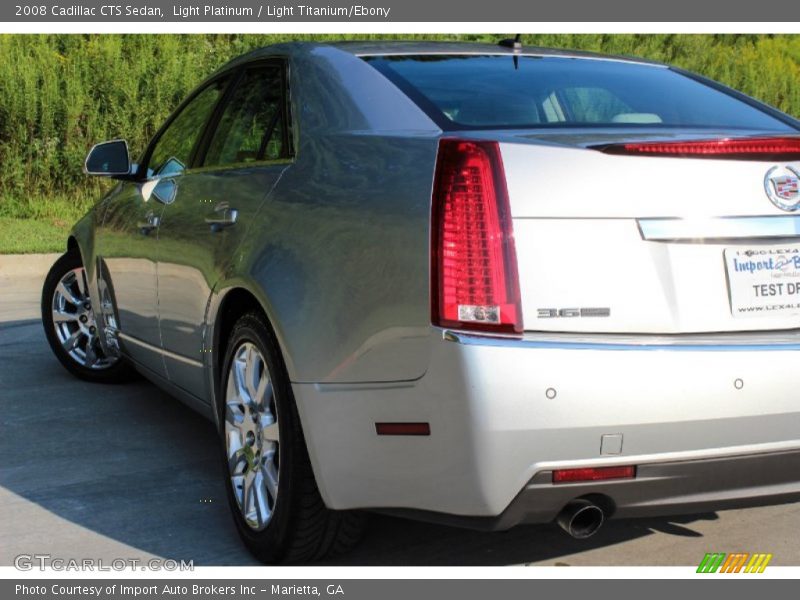 Light Platinum / Light Titanium/Ebony 2008 Cadillac CTS Sedan