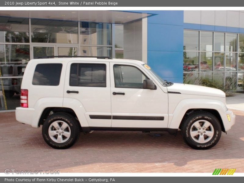 Stone White / Pastel Pebble Beige 2010 Jeep Liberty Sport 4x4