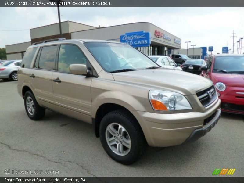 Desert Rock Metallic / Saddle 2005 Honda Pilot EX-L 4WD