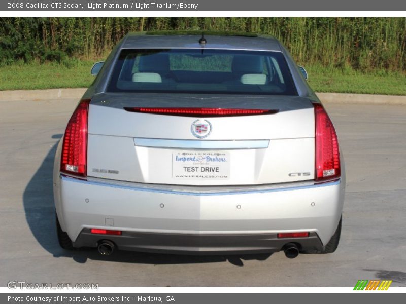 Light Platinum / Light Titanium/Ebony 2008 Cadillac CTS Sedan