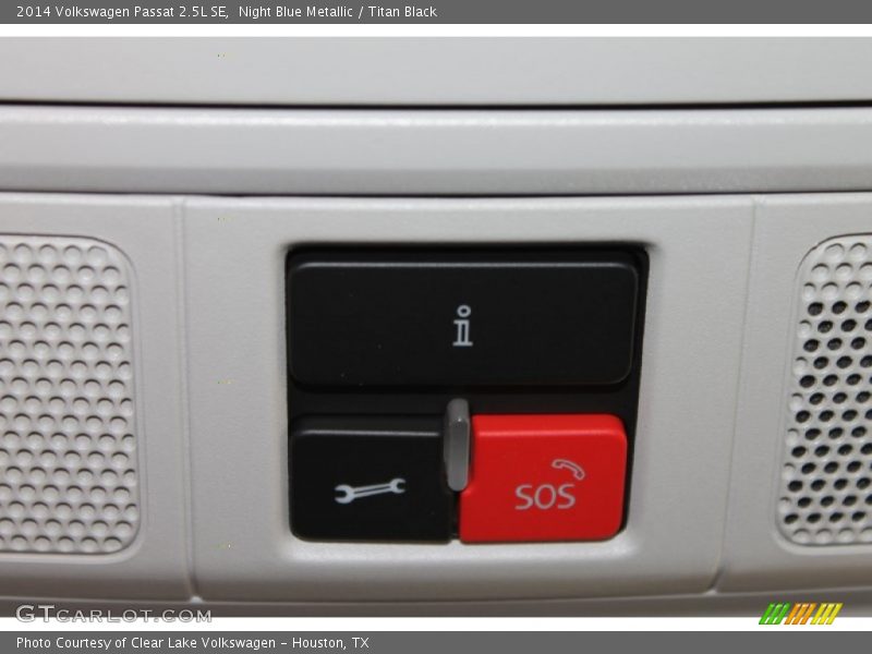 Night Blue Metallic / Titan Black 2014 Volkswagen Passat 2.5L SE