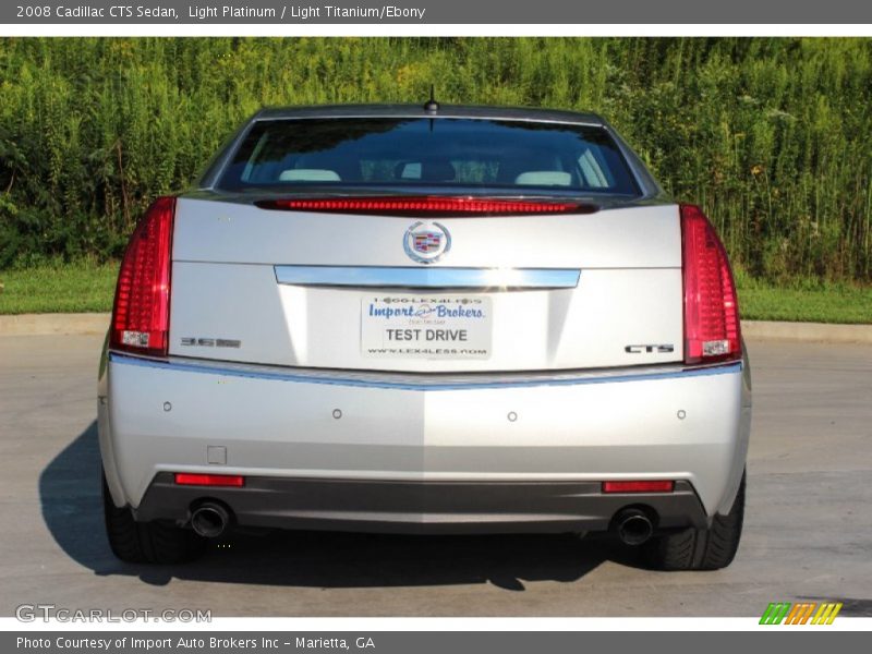 Light Platinum / Light Titanium/Ebony 2008 Cadillac CTS Sedan