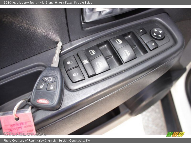 Stone White / Pastel Pebble Beige 2010 Jeep Liberty Sport 4x4