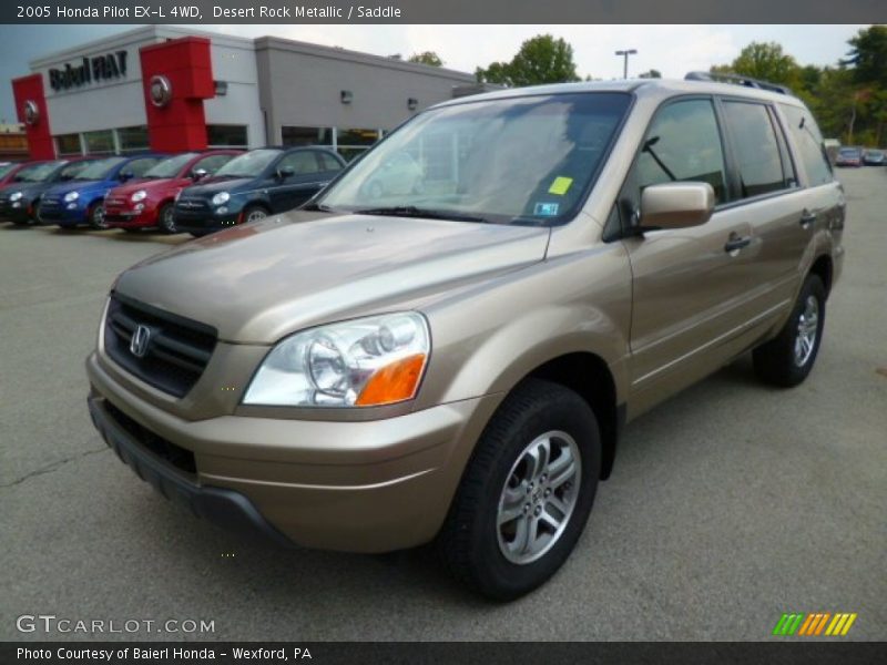 Desert Rock Metallic / Saddle 2005 Honda Pilot EX-L 4WD