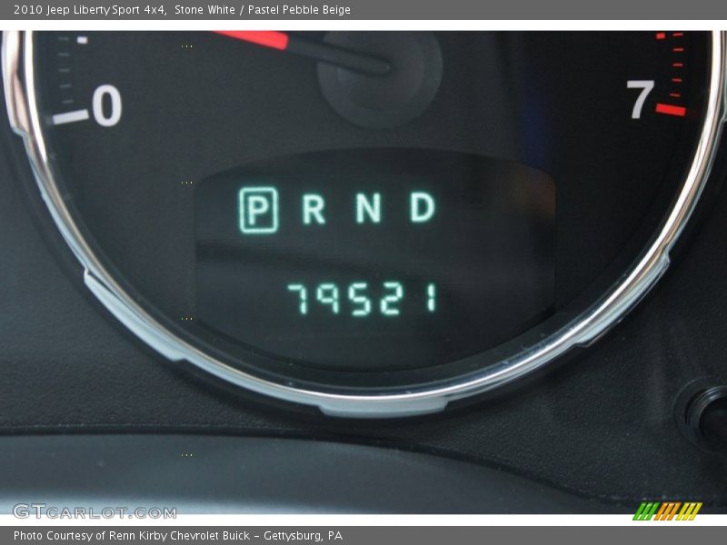Stone White / Pastel Pebble Beige 2010 Jeep Liberty Sport 4x4