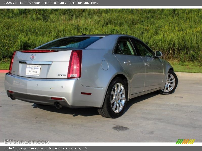 Light Platinum / Light Titanium/Ebony 2008 Cadillac CTS Sedan