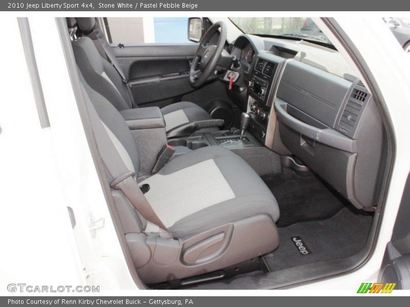 Stone White / Pastel Pebble Beige 2010 Jeep Liberty Sport 4x4