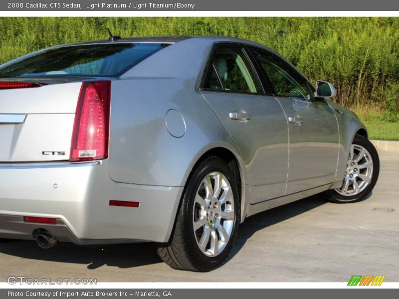 Light Platinum / Light Titanium/Ebony 2008 Cadillac CTS Sedan