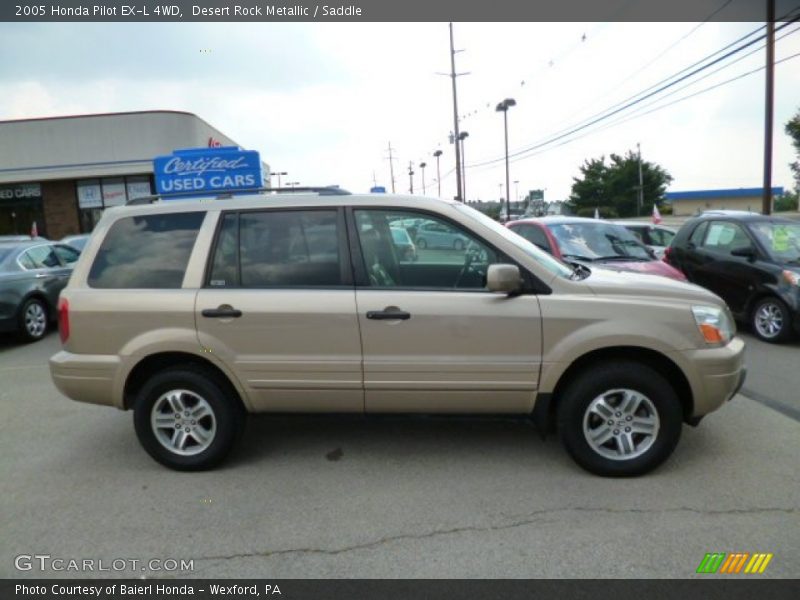 Desert Rock Metallic / Saddle 2005 Honda Pilot EX-L 4WD