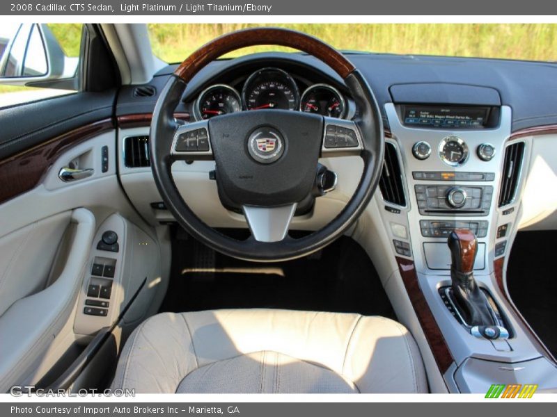 Light Platinum / Light Titanium/Ebony 2008 Cadillac CTS Sedan