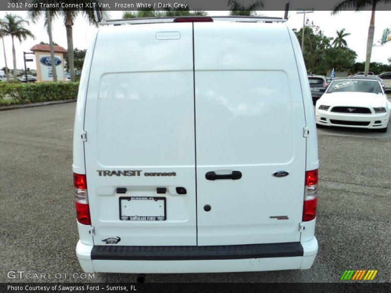 Frozen White / Dark Grey 2012 Ford Transit Connect XLT Van