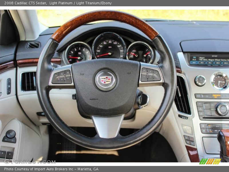 Light Platinum / Light Titanium/Ebony 2008 Cadillac CTS Sedan