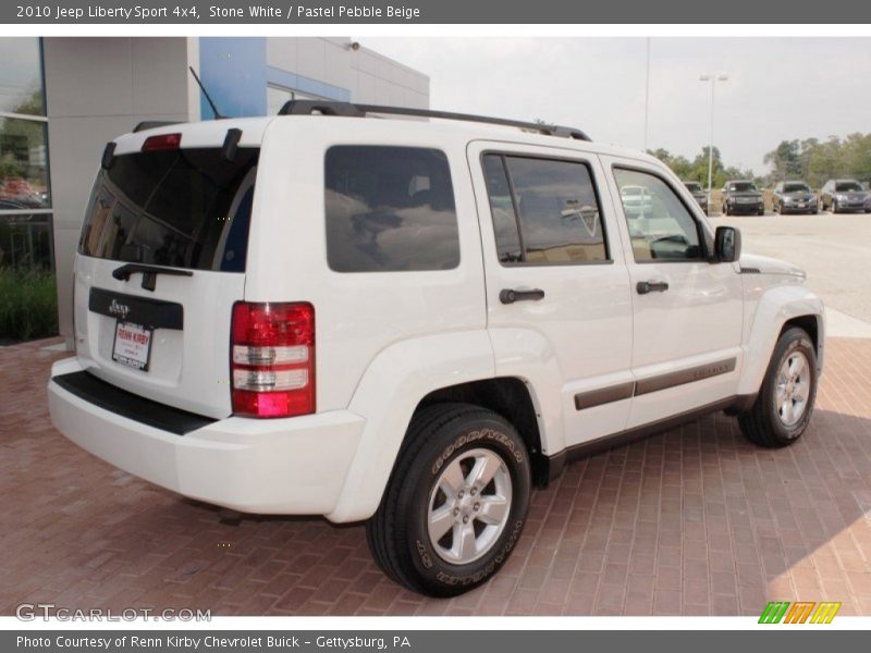 Stone White / Pastel Pebble Beige 2010 Jeep Liberty Sport 4x4