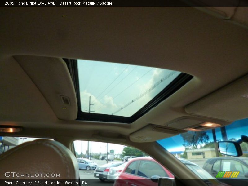 Desert Rock Metallic / Saddle 2005 Honda Pilot EX-L 4WD