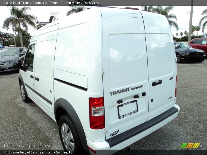 Frozen White / Dark Grey 2012 Ford Transit Connect XLT Van