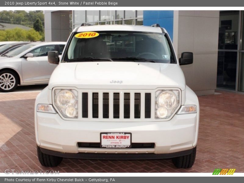 Stone White / Pastel Pebble Beige 2010 Jeep Liberty Sport 4x4