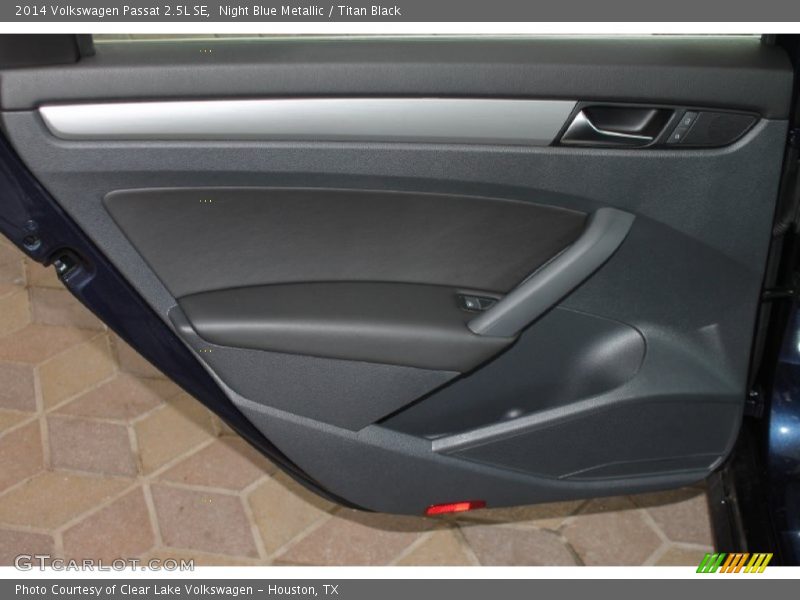 Night Blue Metallic / Titan Black 2014 Volkswagen Passat 2.5L SE