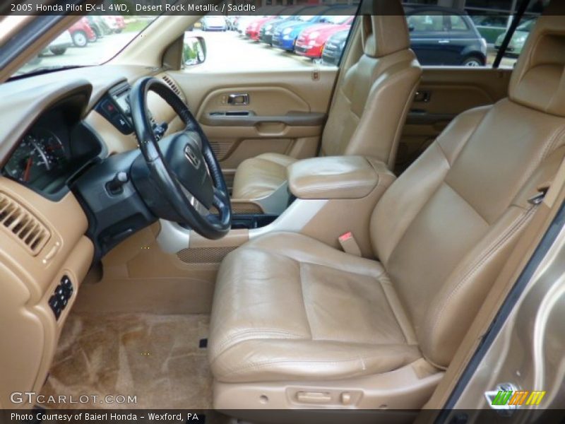 Desert Rock Metallic / Saddle 2005 Honda Pilot EX-L 4WD