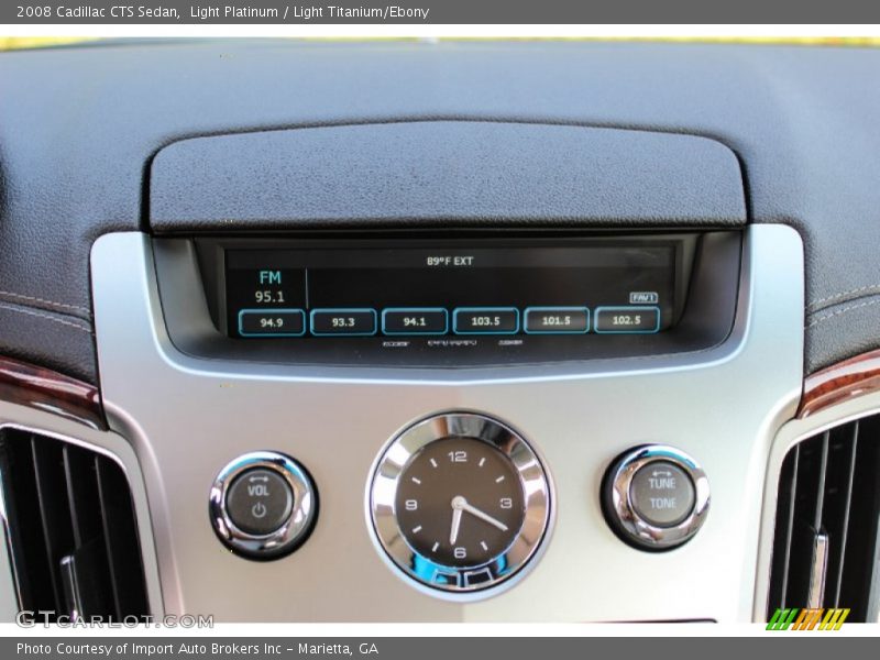 Light Platinum / Light Titanium/Ebony 2008 Cadillac CTS Sedan