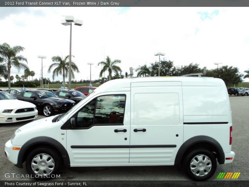 Frozen White / Dark Grey 2012 Ford Transit Connect XLT Van
