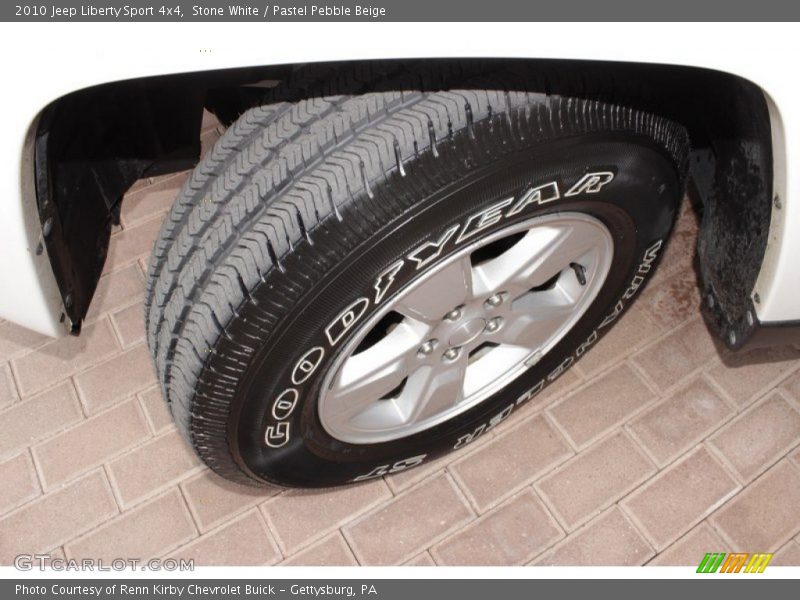 Stone White / Pastel Pebble Beige 2010 Jeep Liberty Sport 4x4