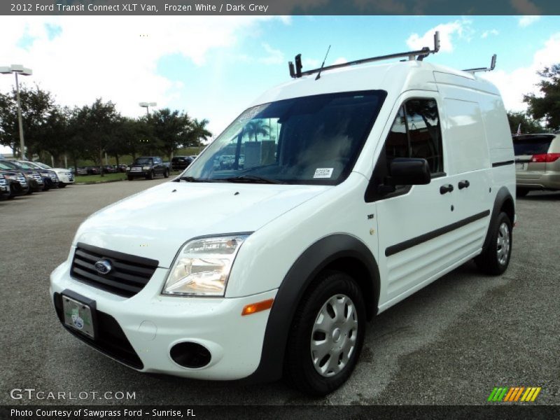 Frozen White / Dark Grey 2012 Ford Transit Connect XLT Van