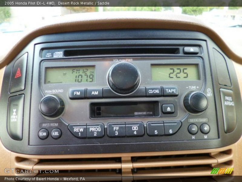 Desert Rock Metallic / Saddle 2005 Honda Pilot EX-L 4WD