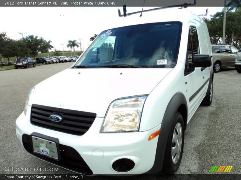 Frozen White / Dark Grey 2012 Ford Transit Connect XLT Van