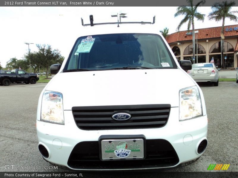 Frozen White / Dark Grey 2012 Ford Transit Connect XLT Van