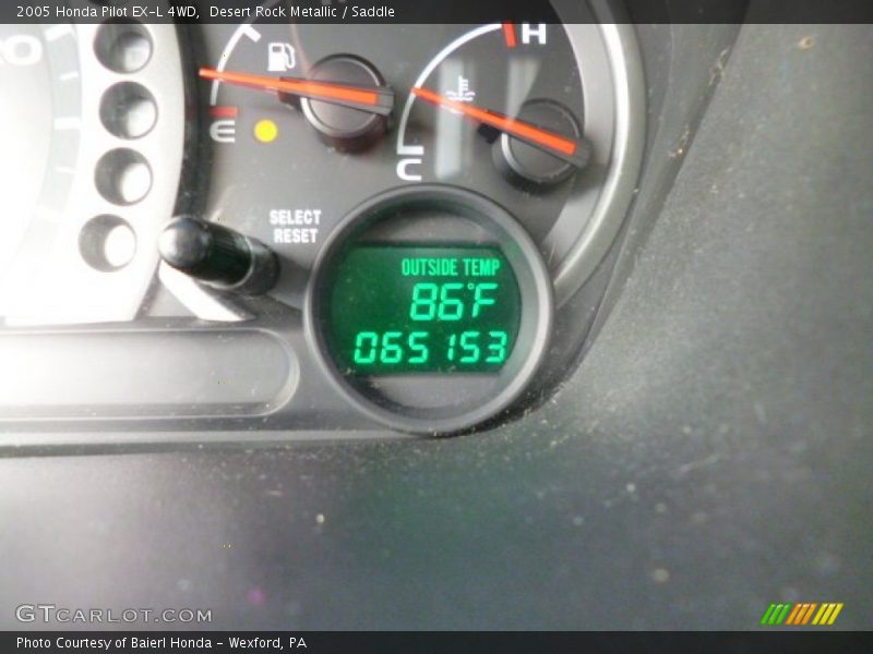 Desert Rock Metallic / Saddle 2005 Honda Pilot EX-L 4WD