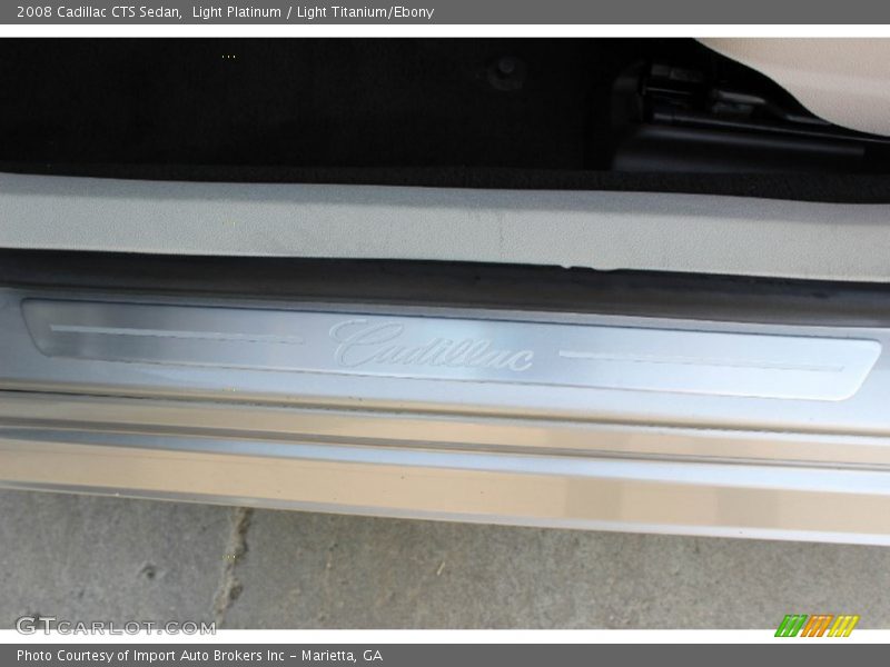 Light Platinum / Light Titanium/Ebony 2008 Cadillac CTS Sedan