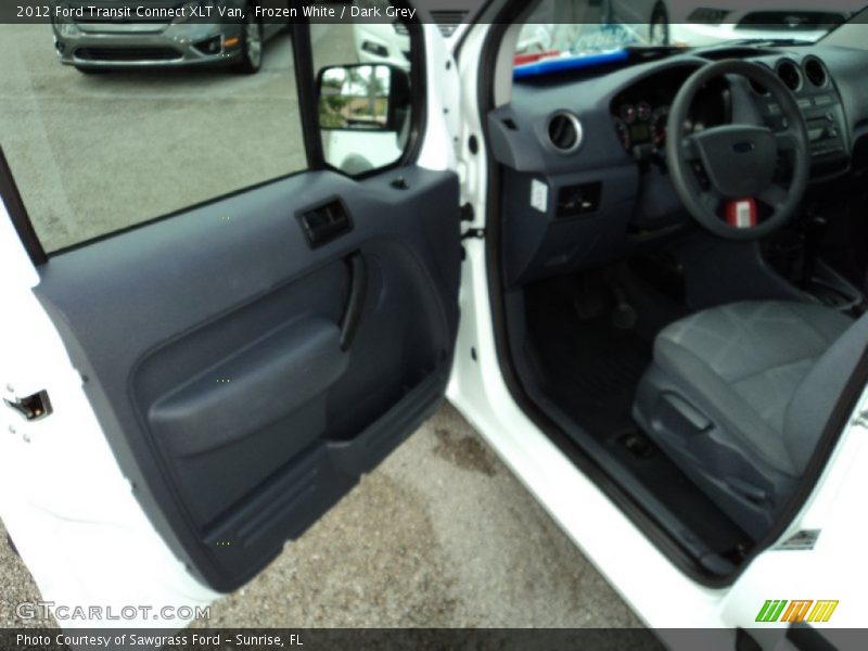 Frozen White / Dark Grey 2012 Ford Transit Connect XLT Van