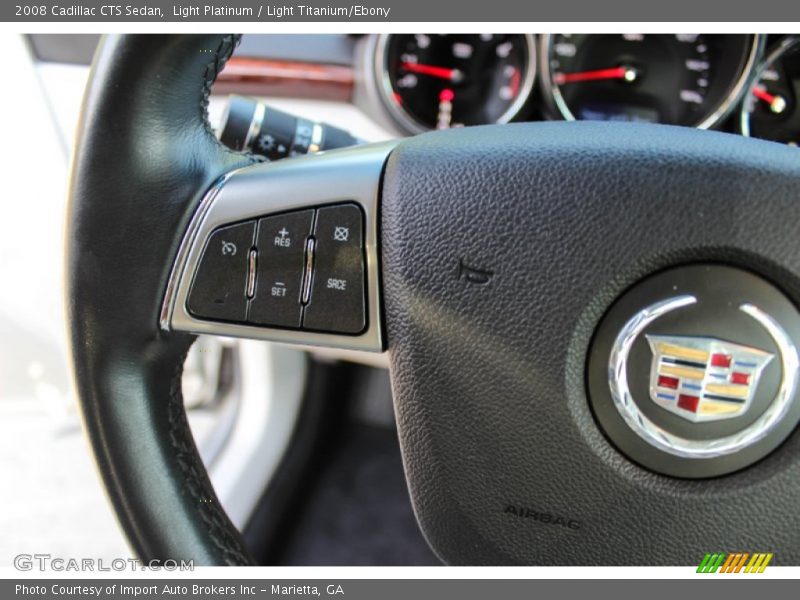 Light Platinum / Light Titanium/Ebony 2008 Cadillac CTS Sedan